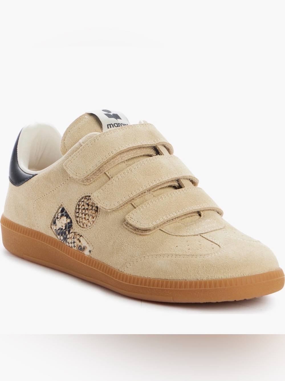 Isabel Marant Beth Suede Velcro Sneakers Size 41